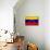 Venezuela Flag Design with Wood Patterning - Flags of the World Series-Philippe Hugonnard-Mounted Art Print displayed on a wall