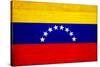 Venezuela Flag Design with Wood Patterning - Flags of the World Series-Philippe Hugonnard-Stretched Canvas