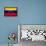 Venezuela Flag Design with Wood Patterning - Flags of the World Series-Philippe Hugonnard-Framed Stretched Canvas displayed on a wall