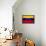 Venezuela Flag Design with Wood Patterning - Flags of the World Series-Philippe Hugonnard-Framed Stretched Canvas displayed on a wall