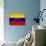 Venezuela Flag Design with Wood Patterning - Flags of the World Series-Philippe Hugonnard-Art Print displayed on a wall