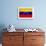 Venezuela Flag Design with Wood Patterning - Flags of the World Series-Philippe Hugonnard-Framed Art Print displayed on a wall