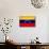 Venezuela Flag Design with Wood Patterning - Flags of the World Series-Philippe Hugonnard-Mounted Art Print displayed on a wall