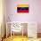 Venezuela Flag Design with Wood Patterning - Flags of the World Series-Philippe Hugonnard-Art Print displayed on a wall