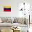 Venezuela Flag Design with Wood Patterning - Flags of the World Series-Philippe Hugonnard-Art Print displayed on a wall