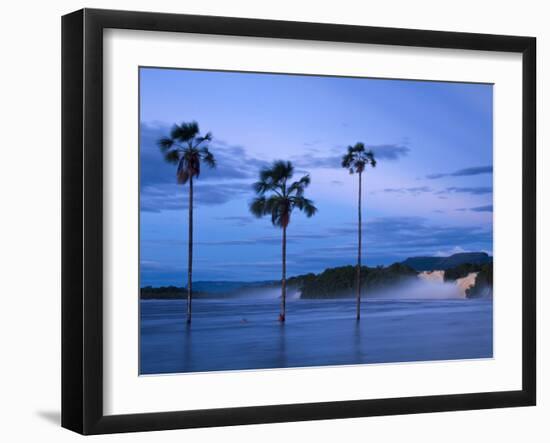 Venezuela, Guayana, Canaima National Park, Canaima Lagoon, Hacha Falls-Jane Sweeney-Framed Photographic Print