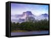 Venezuela, Guayana, Canaima National Park, Mist Swirls Round Angel Falls at Sunrise-Jane Sweeney-Framed Stretched Canvas