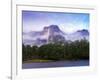 Venezuela, Guayana, Canaima National Park, Mist Swirls Round Angel Falls at Sunrise-Jane Sweeney-Framed Photographic Print