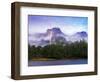 Venezuela, Guayana, Canaima National Park, Mist Swirls Round Angel Falls at Sunrise-Jane Sweeney-Framed Photographic Print