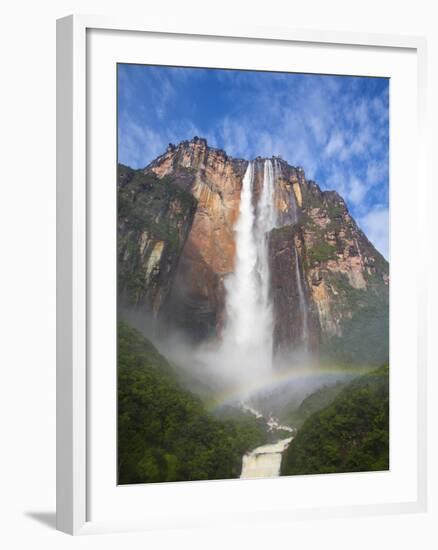 Venezuela, Guayana, Canaima National Park, View of Angel Falls from Mirador Laime-Jane Sweeney-Framed Photographic Print