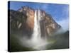 Venezuela, Guayana, Canaima National Park, View of Angel Falls from Mirador Laime-Jane Sweeney-Stretched Canvas