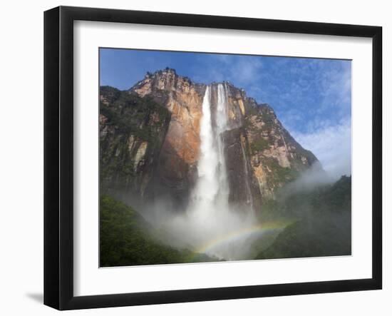 Venezuela, Guayana, Canaima National Park, View of Angel Falls from Mirador Laime-Jane Sweeney-Framed Photographic Print