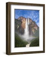 Venezuela, Guayana, Canaima National Park, View of Angel Falls from Mirador Laime-Jane Sweeney-Framed Photographic Print