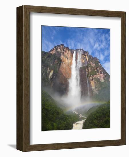 Venezuela, Guayana, Canaima National Park, View of Angel Falls from Mirador Laime-Jane Sweeney-Framed Photographic Print