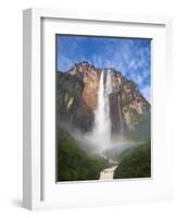 Venezuela, Guayana, Canaima National Park, View of Angel Falls from Mirador Laime-Jane Sweeney-Framed Photographic Print