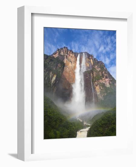 Venezuela, Guayana, Canaima National Park, View of Angel Falls from Mirador Laime-Jane Sweeney-Framed Photographic Print