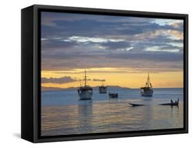 Venezuela, Nueva Esparta, Isla De Margarita - Margarita Island, Juangriego, Sunset over Juangreigo-Jane Sweeney-Framed Stretched Canvas