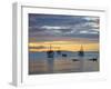 Venezuela, Nueva Esparta, Isla De Margarita - Margarita Island, Juangriego, Sunset over Juangreigo-Jane Sweeney-Framed Photographic Print