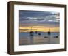 Venezuela, Nueva Esparta, Isla De Margarita - Margarita Island, Juangriego, Sunset over Juangreigo-Jane Sweeney-Framed Photographic Print