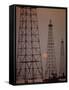 Venezuela Oil Rigs-Art Rickerby-Framed Stretched Canvas