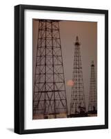 Venezuela Oil Rigs-Art Rickerby-Framed Photographic Print