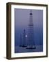 Venezuela Oil Rigs-Art Rickerby-Framed Photographic Print