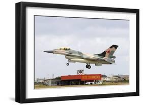 Venezuelan Air Force F-16 Landing at Natal Air Force Base, Brazil-Stocktrek Images-Framed Photographic Print