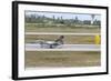 Venezuelan Air Force F-16 Landing with Parachute Brake Deployed-Stocktrek Images-Framed Photographic Print