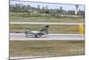 Venezuelan Air Force F-16 Landing with Parachute Brake Deployed-Stocktrek Images-Mounted Photographic Print