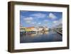 Venezuelan Boats at the Floating Market, Punda, UNESCO World Heritage Site, Willemstad, Curacao-Jane Sweeney-Framed Photographic Print