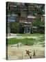 Venezuelan Children Play Soccer at the Resplandor Shantytown-null-Stretched Canvas