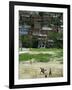 Venezuelan Children Play Soccer at the Resplandor Shantytown-null-Framed Photographic Print