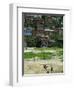 Venezuelan Children Play Soccer at the Resplandor Shantytown-null-Framed Photographic Print