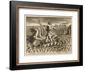 Vengeance of Poseidon-null-Framed Art Print