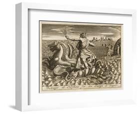 Vengeance of Poseidon-null-Framed Art Print
