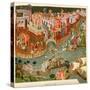 Venice, 1338, after a Manuscript in the Bodleian Library, from 'A Short History of the English…-null-Stretched Canvas