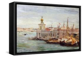 Venice, 1876-Sir Samuel Luke Fildes-Framed Stretched Canvas