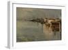 Venice, 1877 (Oil on Canvas Mounted on Fiberboard)-John Henry Twachtman-Framed Giclee Print
