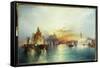 Venice, 1897-Moran-Framed Stretched Canvas