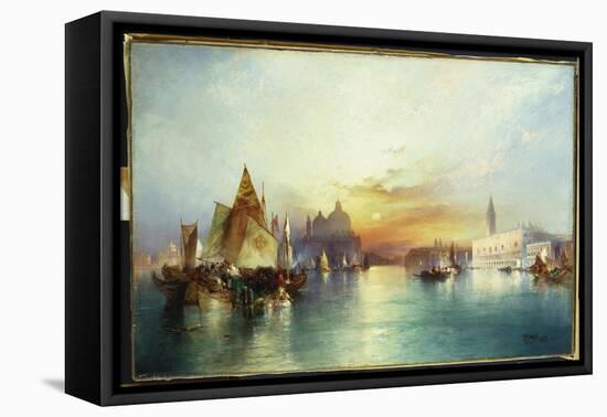 Venice, 1897-Moran-Framed Stretched Canvas