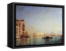 Venice, 19th Century-Felix Francois Georges Philibert Ziem-Framed Stretched Canvas