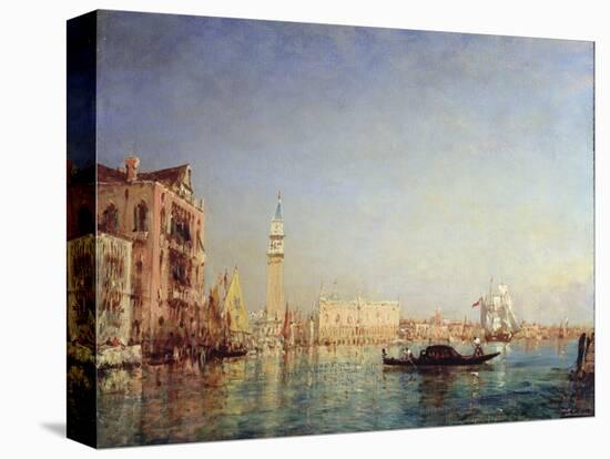 Venice, 19th Century-Felix Francois Georges Philibert Ziem-Stretched Canvas