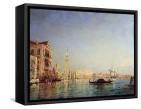 Venice, 19th Century-Felix Francois Georges Philibert Ziem-Framed Stretched Canvas