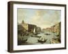 Venice, a View of the Grand Canal-Canaletto-Framed Giclee Print