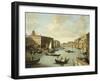 Venice, a View of the Grand Canal-Canaletto-Framed Giclee Print