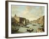 Venice, a View of the Grand Canal-Canaletto-Framed Giclee Print