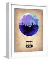 Venice Air Balloon-NaxArt-Framed Art Print