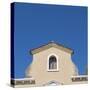 Venice Architectural Detail of Tiled Roof with Arched Window-Mike Burton-Stretched Canvas