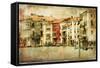 Venice, Artwork In Painting Style-Maugli-l-Framed Stretched Canvas