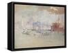 Venice, as Seen from the Lagoon-J. M. W. Turner-Framed Stretched Canvas